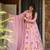 Heavygeorgette embroidered gown sharara set with dupatta