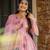 Heavygeorgette embroidered gown sharara set with dupatta