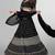 BLACK EMBROIDERED GEORGETTE HIT DEISGN LEHENGA CHOLI WITH DUPATTA