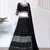 BLACK EMBROIDERED GEORGETTE HIT DEISGN LEHENGA CHOLI WITH DUPATTA