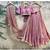 PEACH BANARASI viscose LEHENGA CHOLI WITH DUPATTA