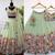 PISTA EMBROIDERED ORGANZA FASHION LEHENGA CHOLI WITH DUPATTA