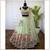 PISTA EMBROIDERED ORGANZA FASHION LEHENGA CHOLI WITH DUPATTA