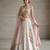 WHITE BANARASI viscose LEHENGA CHOLI WITH DUPATTA