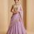 LAVENDER BANARASI viscose LEHENGA CHOLI WITH DUPATTA