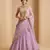 LAVENDER BANARASI viscose LEHENGA CHOLI WITH DUPATTA