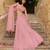 PINK PLAIN GEORGETTE BEST LEHENGA CHOLI WITH DUPATTA