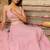 PINK PLAIN GEORGETTE BEST LEHENGA CHOLI WITH DUPATTA