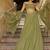 GREEN PLAIN GEORGETTE BEST LEHENGA CHOLI WITH DUPATTA