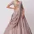 ASH PINK EMBROIDERED viscose ORGANZA STUNNING LEHENGA CHOLI WITH DUPATTA