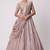 ASH PINK EMBROIDERED viscose ORGANZA STUNNING LEHENGA CHOLI WITH DUPATTA