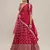 PINK EMBROIDERED GEORGETTE GRANDEUR LEHENGA CHOLI WITH DUPATTA