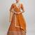 ORANGE EMBROIDERED GEORGETTE GRANDEUR LEHENGA CHOLI WITH DUPATTA
