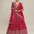 PINK EMBROIDERED GEORGETTE GRANDEUR LEHENGA CHOLI WITH DUPATTA