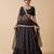 BLACK BANARASI viscose LEHENGA CHOLI WITH DUPATTA