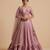 PEACH BANARASI viscose LEHENGA CHOLI WITH DUPATTA