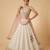 WHITE BANARASI viscose LEHENGA CHOLI WITH DUPATTA