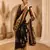 Elegant japan satin digital print saree with sequins banglori silk blouse for party wear