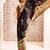 Elegant japan satin digital print saree with sequins banglori silk blouse for party wear