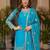  traditional wear sharara with heavy border dupatta set