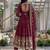  wedding wear embroidered anarkali set