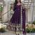  wedding wear embroidered anarkali set