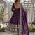  wedding wear embroidered anarkali set
