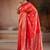 Salmon handloom weaving silk blend saree