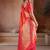 Salmon handloom weaving silk blend saree