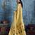 Mustard paithani tissue handloom weaving saree