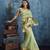 Pastel green paithani tissue handloom weaving saree