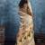 Off white paithani tissue handloom weaving saree