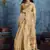 Beige paithani tissue handloom weaving saree