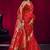 Red weaving satin linen silk blend saree