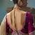 Multicolor fancy fabric saree with embroidered work