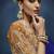 Royal blue fancy fabric embroidered saree with stiched blouse