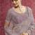 Lavender crush silk blend embroidered work saree
