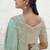 Light sky blue embroidered woven faux tissue silk blend saree