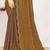 Brown sequin embellished work two tone satin silk saree