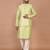 Men's woven design floral jacquard kurta jacket set