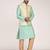 Men's woven design floral jacquard kurta jacket set