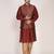 Men's woven design  jacquard kurta jacket set