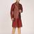 Men's woven design  jacquard kurta jacket set