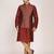 Men's woven design  jacquard kurta jacket set