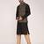 Men's woven design  jacquard kurta jacket set