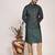 Men's woven design  jacquard kurta jacket set