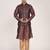 Men's woven design  jacquard kurta jacket set