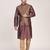 Men's woven design  jacquard kurta jacket set