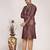 Men's woven design  jacquard kurta jacket set