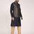 Men's woven design  jacquard kurta jacket set